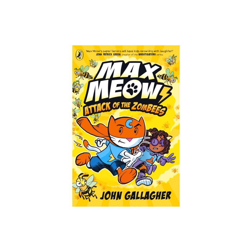 Produktbild för Max Meow Book 5: Attack of the ZomBEES (häftad, eng)