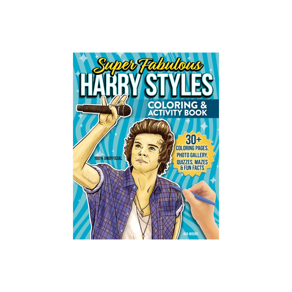Produktbild för Super Fabulous Harry Styles Coloring & Activity Book (häftad, eng)