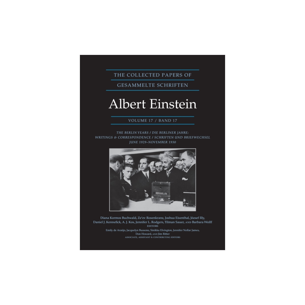 Produktbild för The Collected Papers of Albert Einstein, Volume 17 (Documentary Edition) (inbunden, eng)