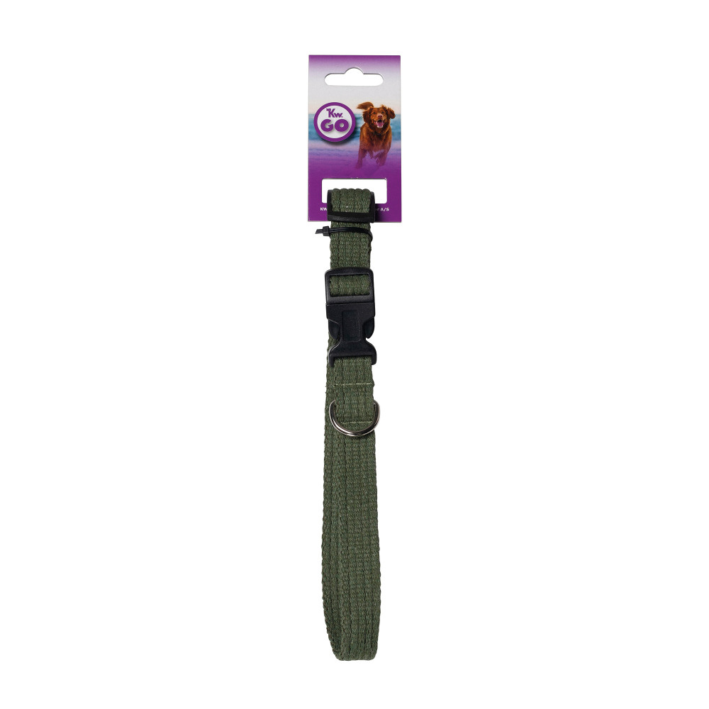 Produktbild för KW GO Halsband Grön ställbart 20mm/40-55cm