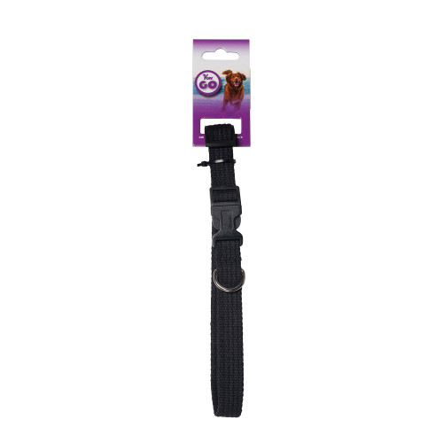 KW KW GO Halsband Svart ställbart 15mm/34-48cm
