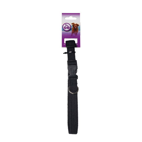 KW KW GO Halsband Svart ställbart 25mm/45-65cm