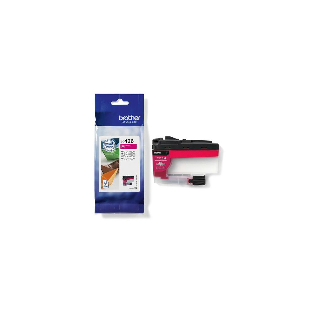 Produktbild för Bläckpatron BROTHER LC426M 1,5K magenta