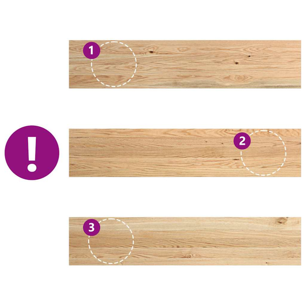 Produktbild för Trappstegsmattor 4 pcs obehandlad 120x25x2 cm massiv ek