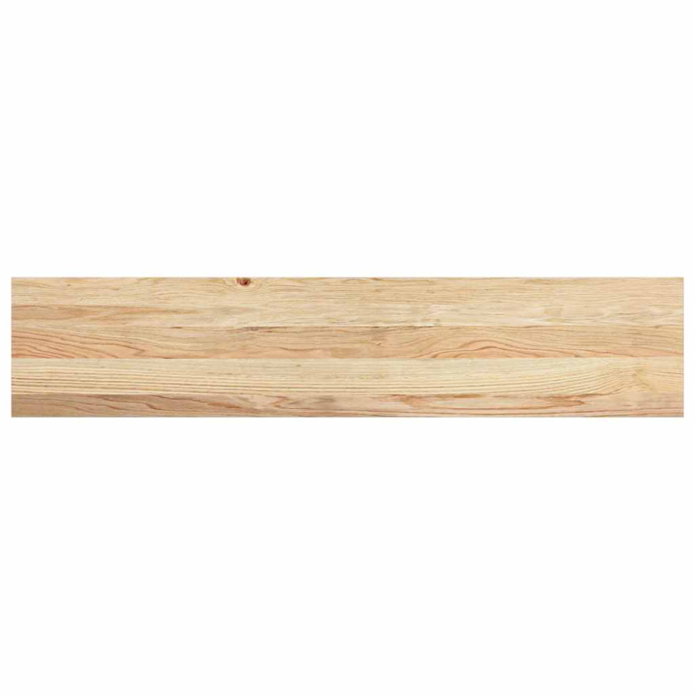 Produktbild för Fönsterbänkar 2 st obehandlad 120x30x2 cm massiv ek