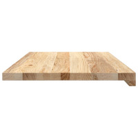 Produktbild för Fönsterbänkar 2 st obehandlad 70x40x2 cm massiv ek