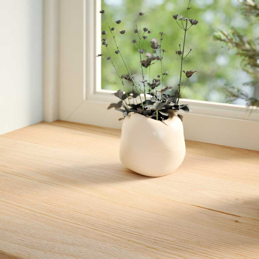Produktbild för Fönsterbänkar 2 st obehandlad 110x40x2 cm massiv ek