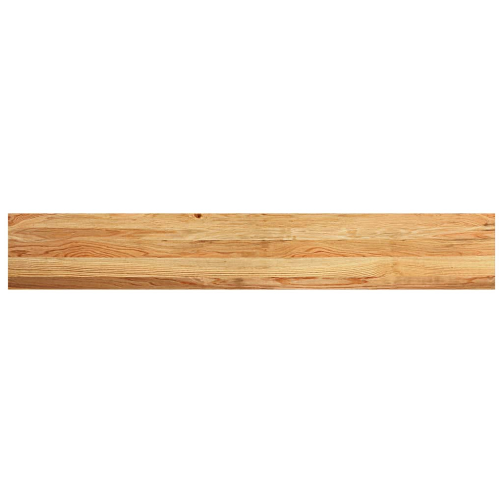 Produktbild för Fönsterbänkar 2 st ljusbrun 160x30x2 cm massiv ek