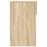 Produktbild för Sängbord 2 st med låda sonoma-ek 20x36x60 cm