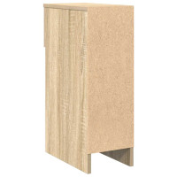 Produktbild för Sängbord 2 st med låda sonoma-ek 20x36x60 cm