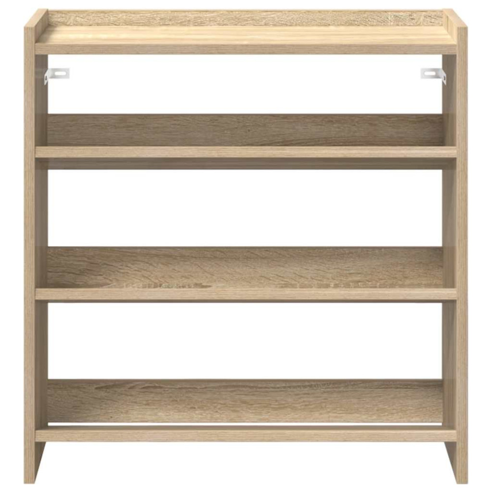 Produktbild för Skohylla sonoma-ek 60x25x62 cm konstruerat trä