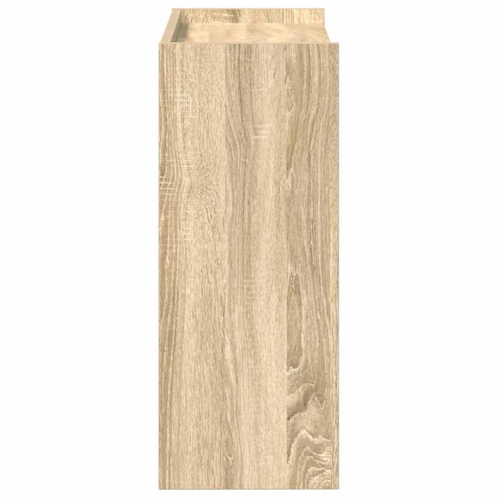 Produktbild för Skohylla sonoma-ek 60x25x62 cm konstruerat trä