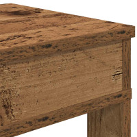 Produktbild för Skohylla åldrat trä 60x30x98 cm konstruerat trä