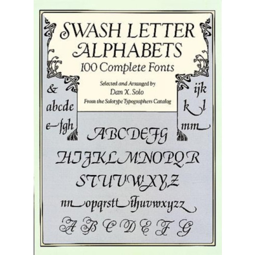 Dover publications inc. Swash Letter Alphabets (häftad, eng)