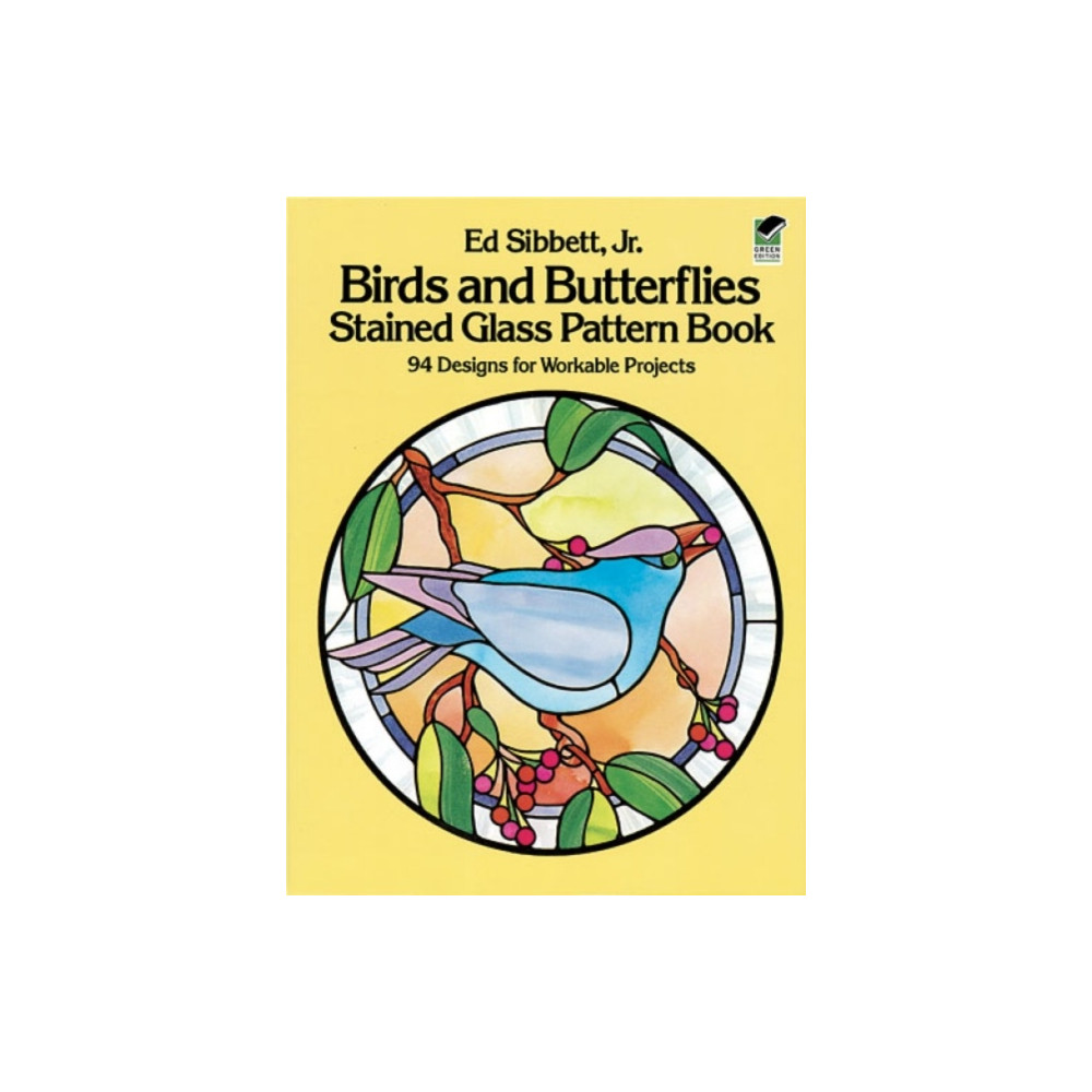 Produktbild för Birds and Butterflies Stained Glass Pattern Book (häftad, eng)