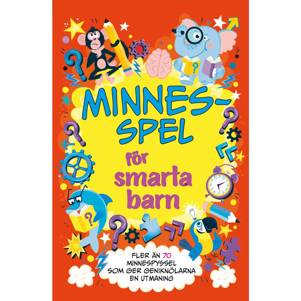 Produktbild för Minnesspel för smarta barn (häftad)