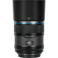 Produktbild för Sirui Sniper Lens APS-C AF 75mm F1.2 Z-Mount Black Carbon