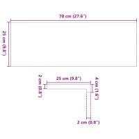 Produktbild för Trappstegsmattor 8 pcs obehandlad 70x25x2 cm massiv ek