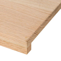 Produktbild för Trappstegsmattor 16 pcs obehandlad 110x25x2 cm massiv ek