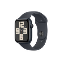 Produktbild för Apple Watch SE (GPS) 2a generation - midnattsaluminium - smart klocka med sportband - midnatt - 32 GB