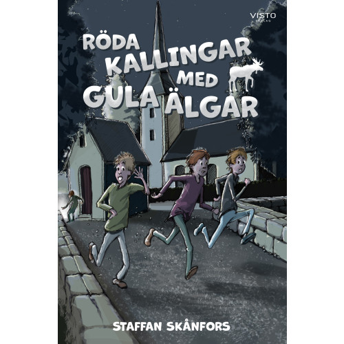 Staffan Skånfors Röda kallingar med gula älgar (inbunden)