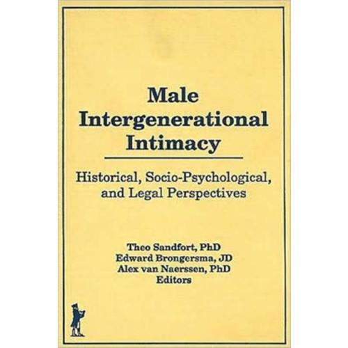 Taylor & francis inc Male Intergenerational Intimacy (inbunden, eng)