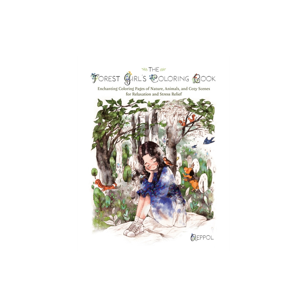 Produktbild för The Forest Girl's Coloring Book (häftad, eng)