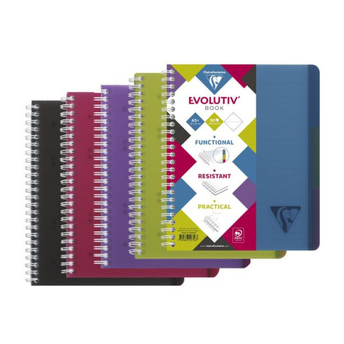 Clairefontaine Ant.block LINICOLOR A5+ 3-flik sort