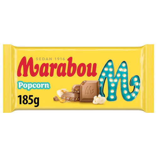 Marabou Popcorn 185 g (Utgånget datum)