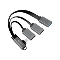 Produktbild för LogiLink USB-C 3-Port Hub - hubb - 3 portar