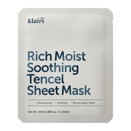 Klairs Rich Moist Soothing Tencel Sheet Mask 25ml