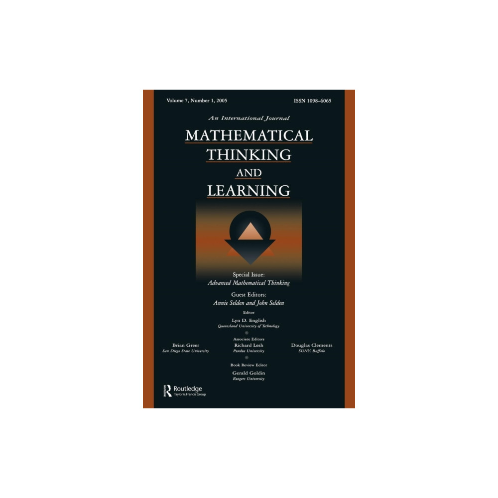 Produktbild för Advanced Mathematical Thinking (häftad, eng)