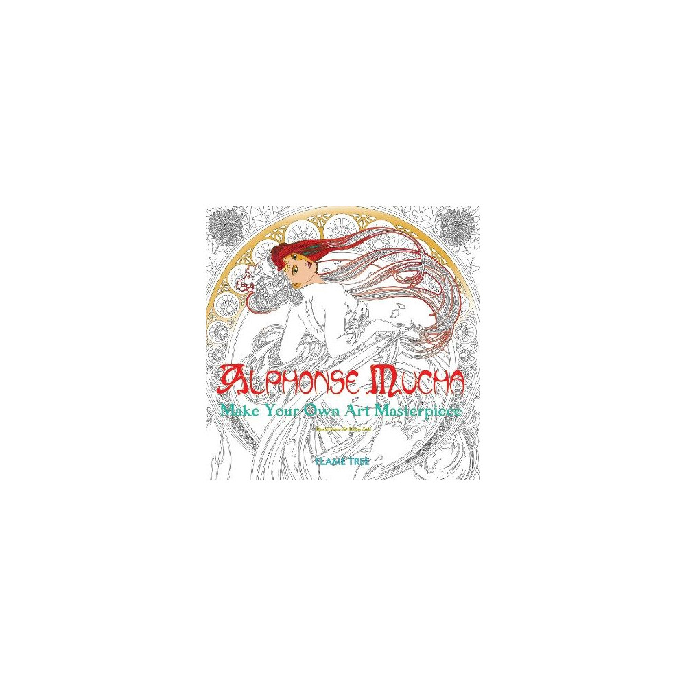 Produktbild för Alphonse Mucha (Art Colouring Book) (pocket, eng)