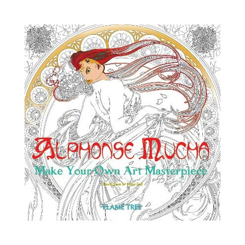 Flame Tree Publishing Alphonse Mucha (Art Colouring Book) (pocket, eng)