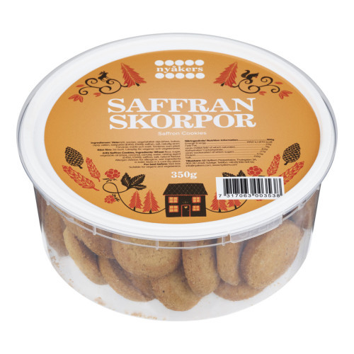 Nyåkers Saffranskorpor 350 g (Utgånget datum)