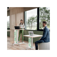 Produktbild för Bord LEITZ Ergo höj och sänkbart vit