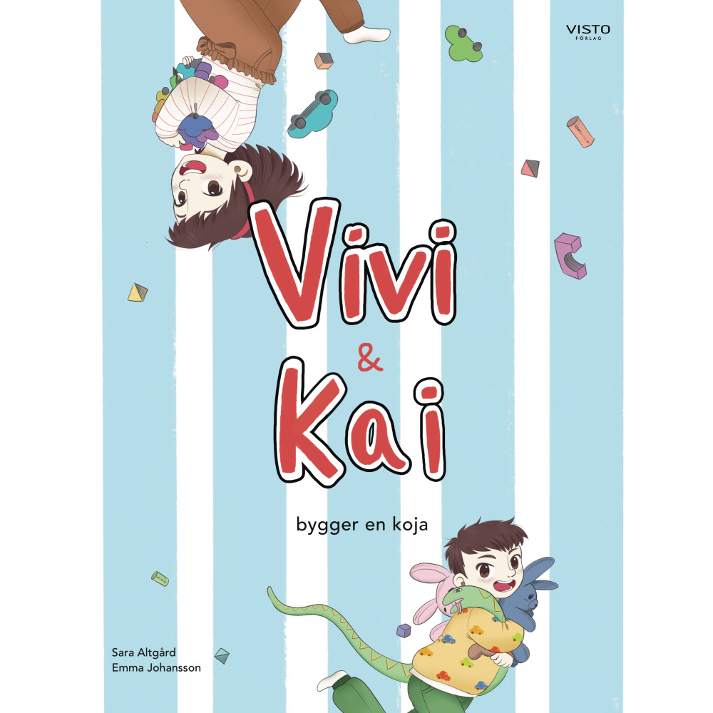 Produktbild för Vivi och Kai bygger en koja (inbunden)