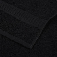 Produktbild för 6-delat handduksset FROGN svart 360 gsm