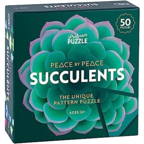 Professor Puzzle Peace by Peace: Succulents