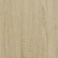 Produktbild för Soffbord sonoma-ek 100x50x45 cm konstruerat trä och metall