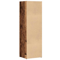 Produktbild för Bokhylla gammalt trä 36x30x114 cm konstruerat trä
