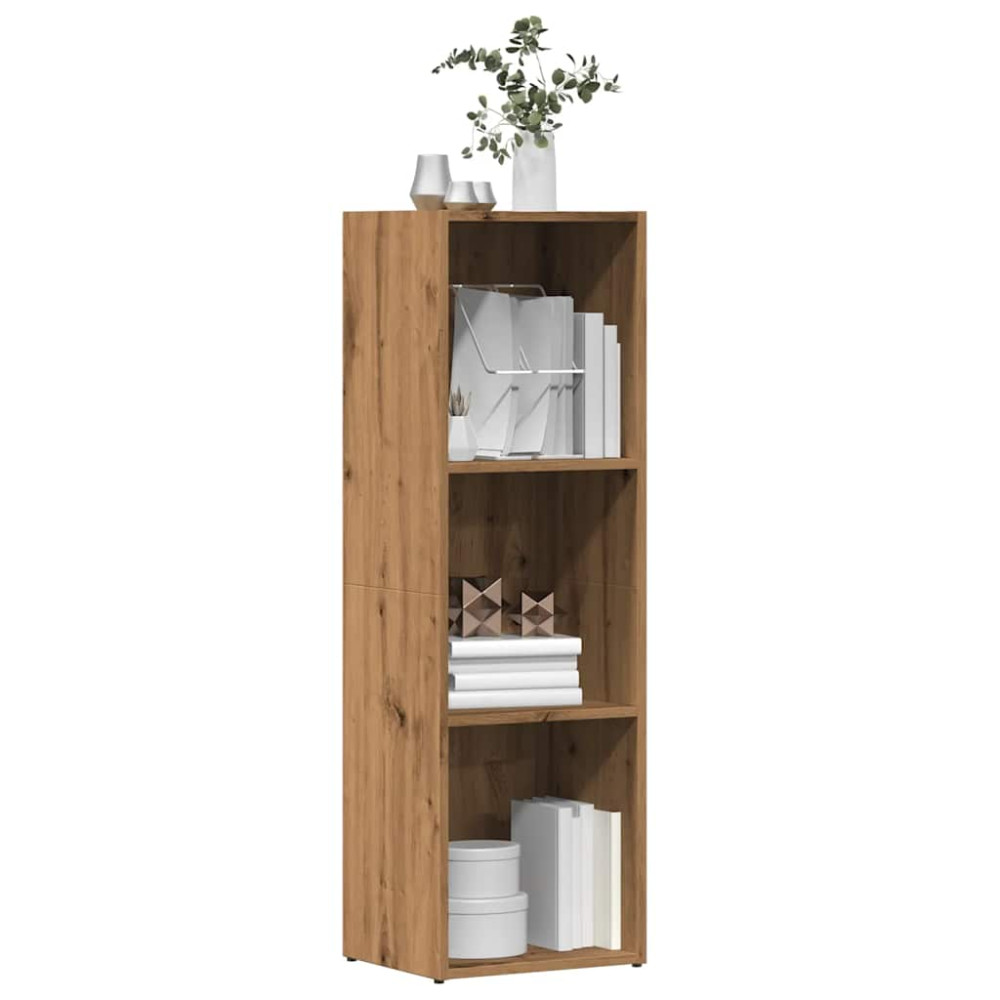 Produktbild för Bokhylla artisan ek 36x30x114 cm konstruerat trä