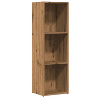 Produktbild för Bokhylla artisan ek 36x30x114 cm konstruerat trä