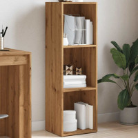Produktbild för Bokhylla artisan ek 36x30x114 cm konstruerat trä