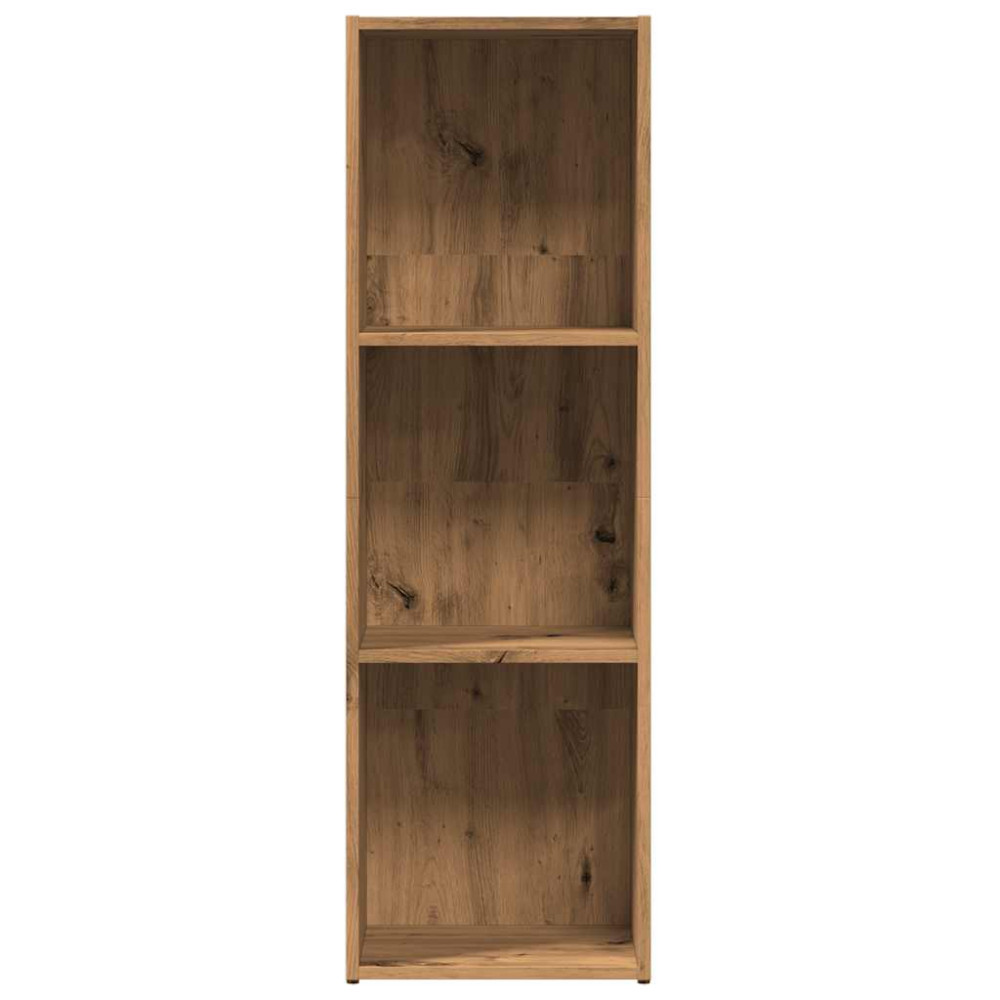 Produktbild för Bokhylla artisan ek 36x30x114 cm konstruerat trä