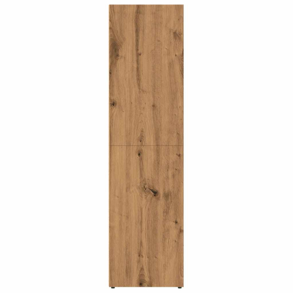 Produktbild för Bokhylla artisan ek 36x30x114 cm konstruerat trä