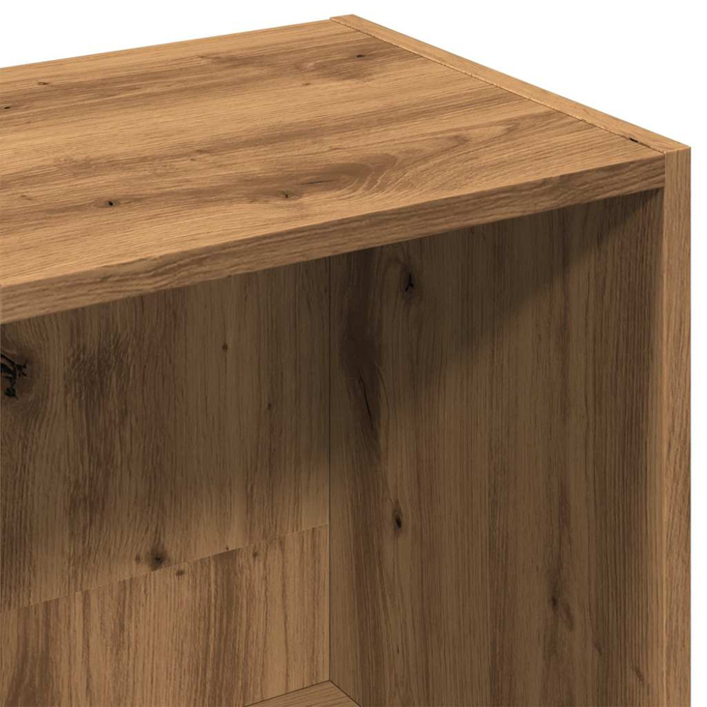 Produktbild för Bokhylla artisan ek 36x30x114 cm konstruerat trä
