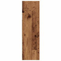 Produktbild för Bokhylla åldrat trä 97,5x29,5x100 cm konstruerat trä