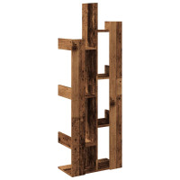Produktbild för Bokhylla gammalt trä 48x25,5x140 cm konstruerat trä
