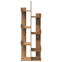 Produktbild för Bokhylla artisan ek 48x25,5x140 cm konstruerat trä